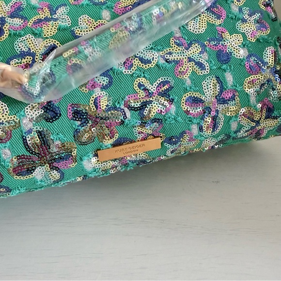 Kurt Geiger Large Kensington Convertible Sequin Shoulder Bag - Picture 8 of 15